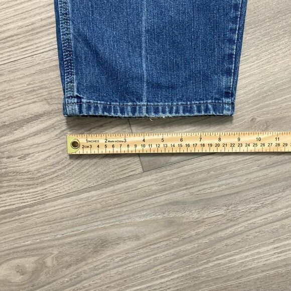 Vintage Y2K Style Wrangler Carpenter Jeans Relaxed Fit Baggy Size 36x34 - Picture 5 of 7